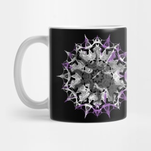 Subtle Tie Dye Mandala Flag Mug